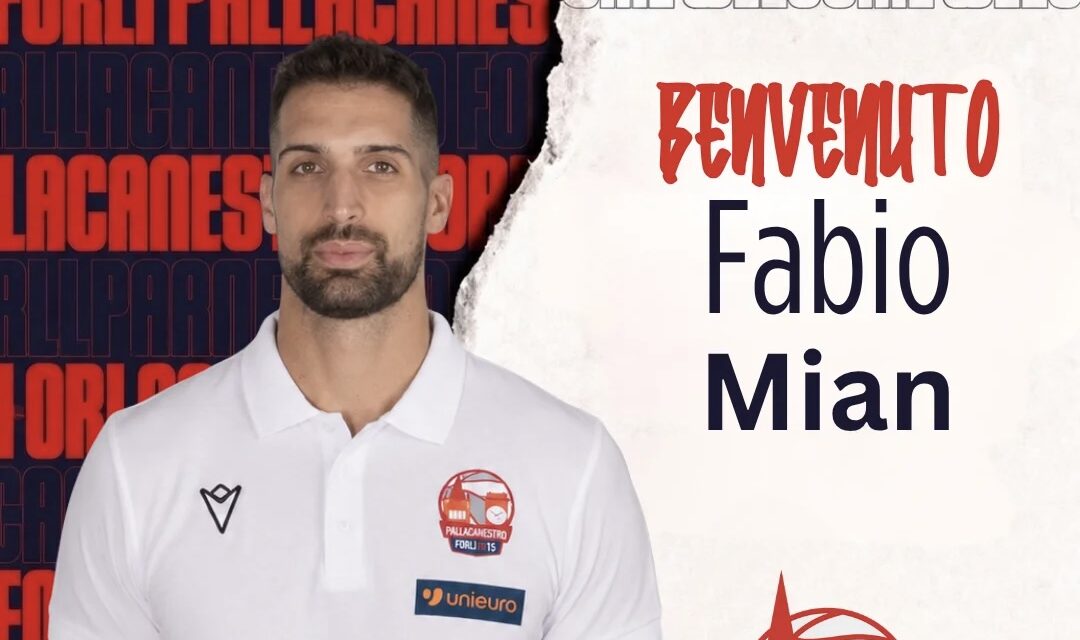 Pallacanestro Forlì, arriva un tiratore di grande esperienza: Fabio Mian sbarca in Romagna