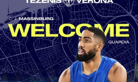 Scaligera Basket Verona, ecco l’ufficialità: CJ Massinburg é un nuovo giocatore dei gialloblù