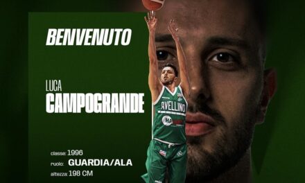 Avellino Basket, i campani aggiungono un tiratore: é fatta per Luca Campogrande