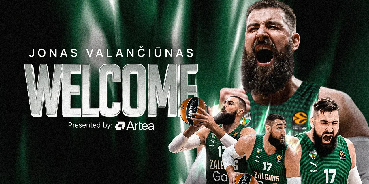 Zalgiris Kaunas, i lituani riportano in Europa Jonas Valanciunas dopo 14 anni in NBA