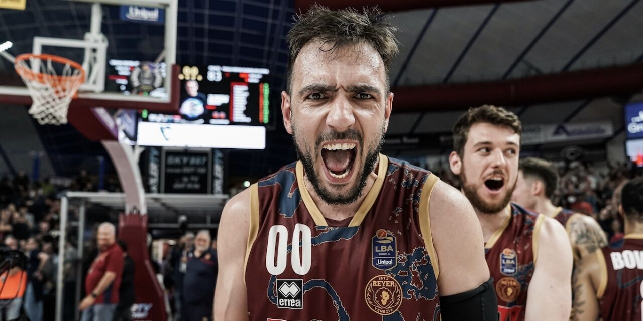 Reyer Venezia, gli orogranata blindano il loro capitano: ufficiale il rinnovo di Amedeo Tessitori