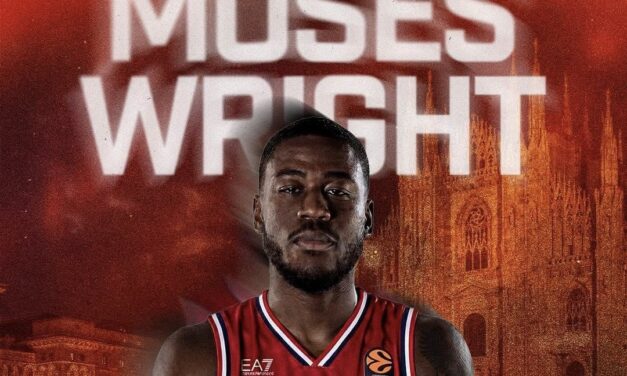 Olimpia Milano, ecco l’ufficialità: Moses Wright é un nuovo giocatore dei biancorossi