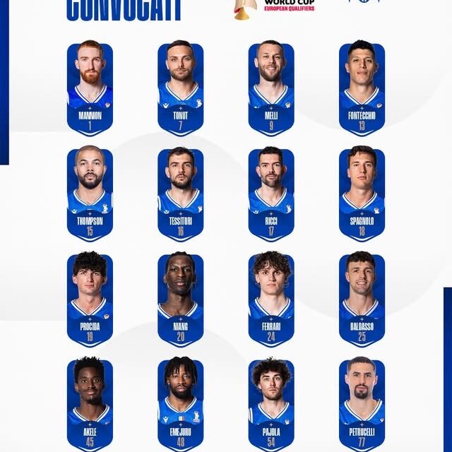 ItalBasket, i convocati di coach Banchi per la finestra di agosto: tornano tutti i big tranne Diouf, ancora infortunato
