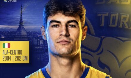 Basket Torino, un altro tassello a roster: ufficiale la firma di Francesco Scandiuzzi