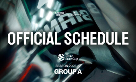 DERTHONA BASKET: Calendario definitivo BKT EuroCup: esordio a Riga il 29/09, la prima in Nova Arena il 7/10 alle 19:30