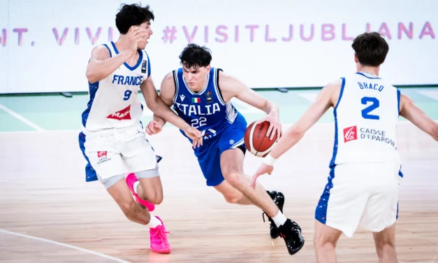 BM Azzurro – L’Italia U20 dura un tempo prima di sciogliersi: 53-67 per la Francia – di Giovanni Bocciero