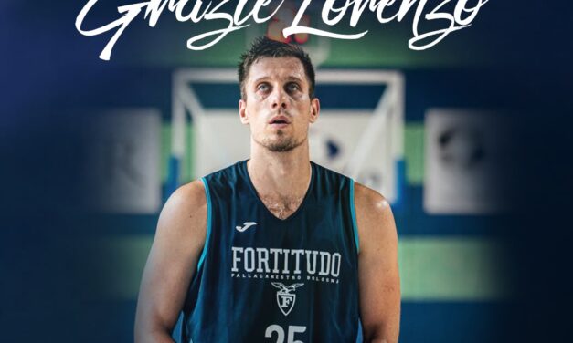 Fortitudo Bologna, risolto consensualmente il contratto di Lorenzo Benvenuti