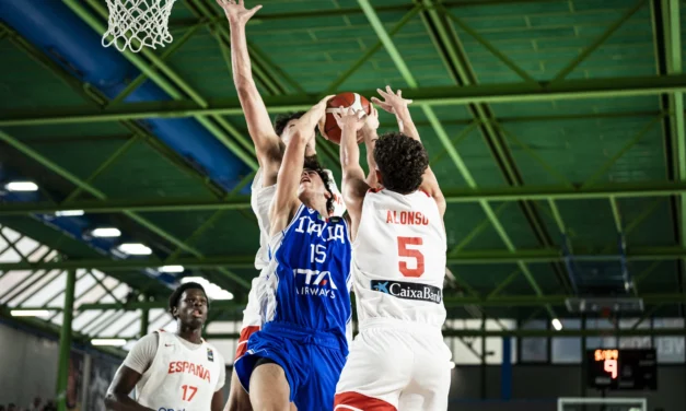BM Azzurro – L’Italia U18 non molla mai, ma la Spagna è più forte – di Giovanni Bocciero