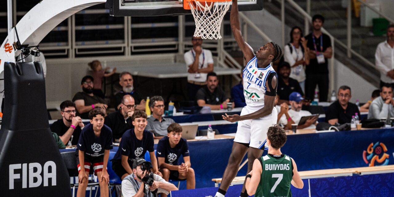 BM Azzurro – L’Italia è ai quarti dell’Europeo U18, battuta la Lituania 83-71 – di Giovanni Bocciero