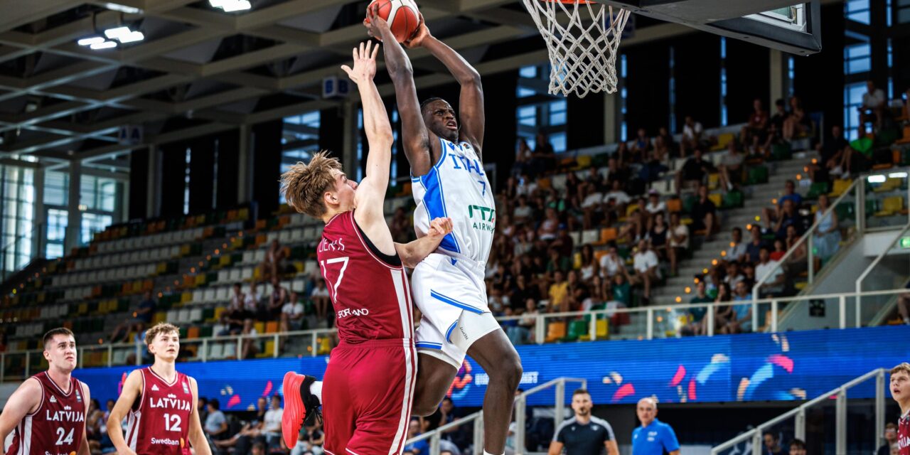 BM Azzurro – Italia U18, partenza sprint e poi in controllo: Lettonia ko 89-67 – di Giovanni Bocciero