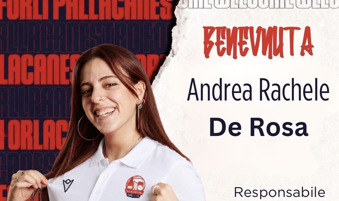 Pallacanestro Forlì, nuovo ingresso nell’area della comunicazione: Andrea Rachele De Rosa é la nuova responsabile social e Ufficio Stampa