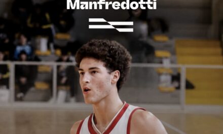 Pallacanestro Reggiana, Luca Manfredotti promosso dall’Under 19 alla prima squadra: farà parte del roster di coach Priftis