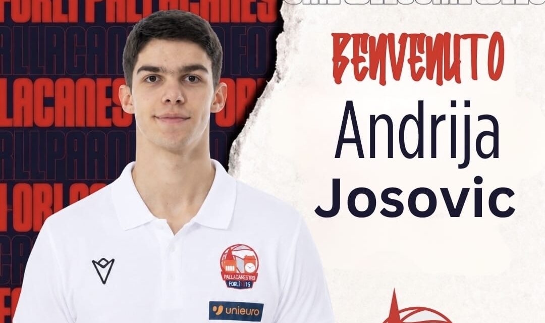 Pallacanestro Forlì, linea verde per il nuovo innesto: arriva il classe 2006 Andrija Josovic