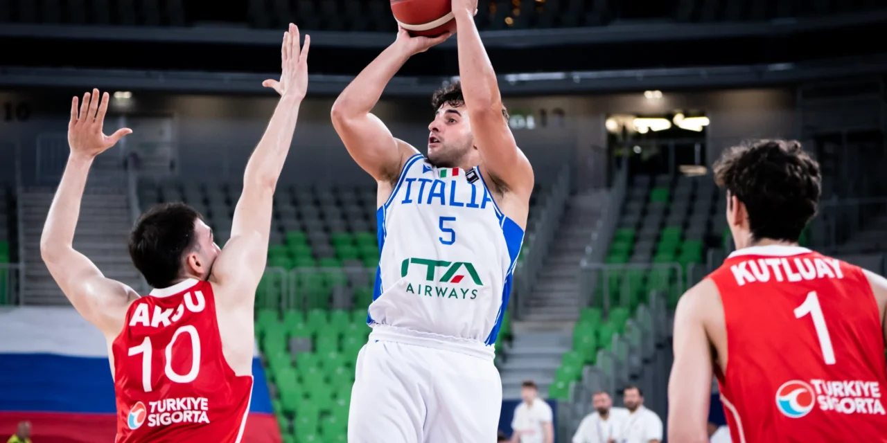BM Azzurro – L’Italia la spunta con la Turchia 71-67, prima vittoria all’Europeo U20 – di Giovanni Bocciero