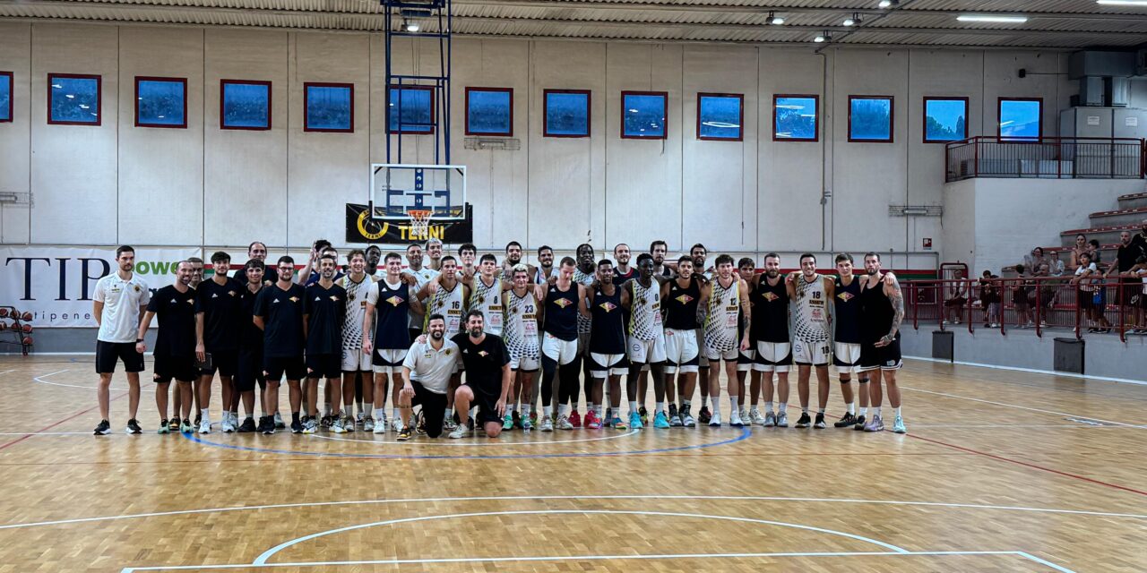 Buono il primo test della Virtus Roma 1960, sconfitto il Basket Terni 72-60