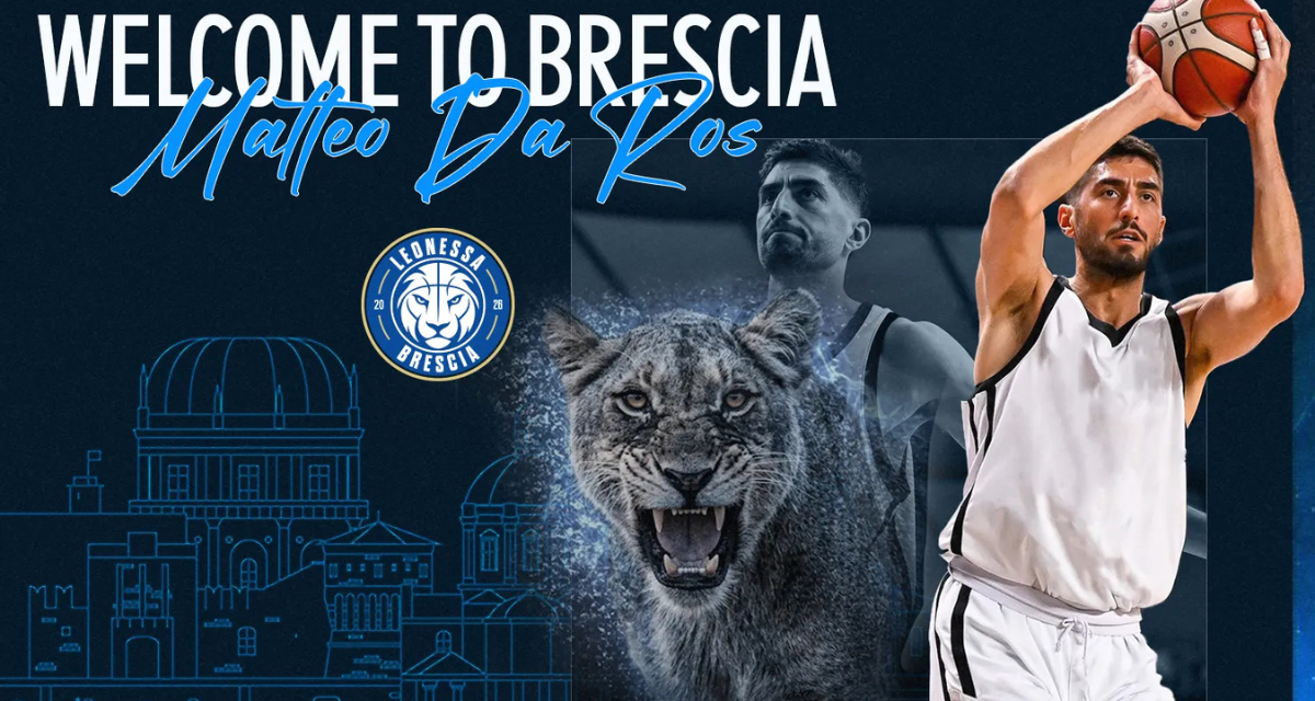 BM Mercato | A2A Leonessa Brescia, arriva dalla serie A Matteo Da Ros