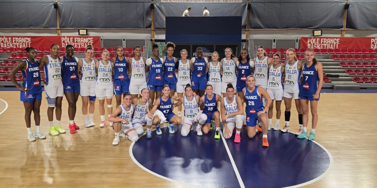 ItalBasket Femminile, le Azzurre si impongono in amichevole sulla Francia (48-45). Domani il secondo test a Parigi