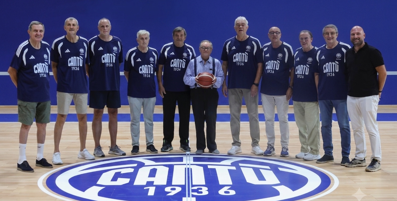 Pallacanestro Cantù, le leggende del Club inaugurano il nuovo Pavilion