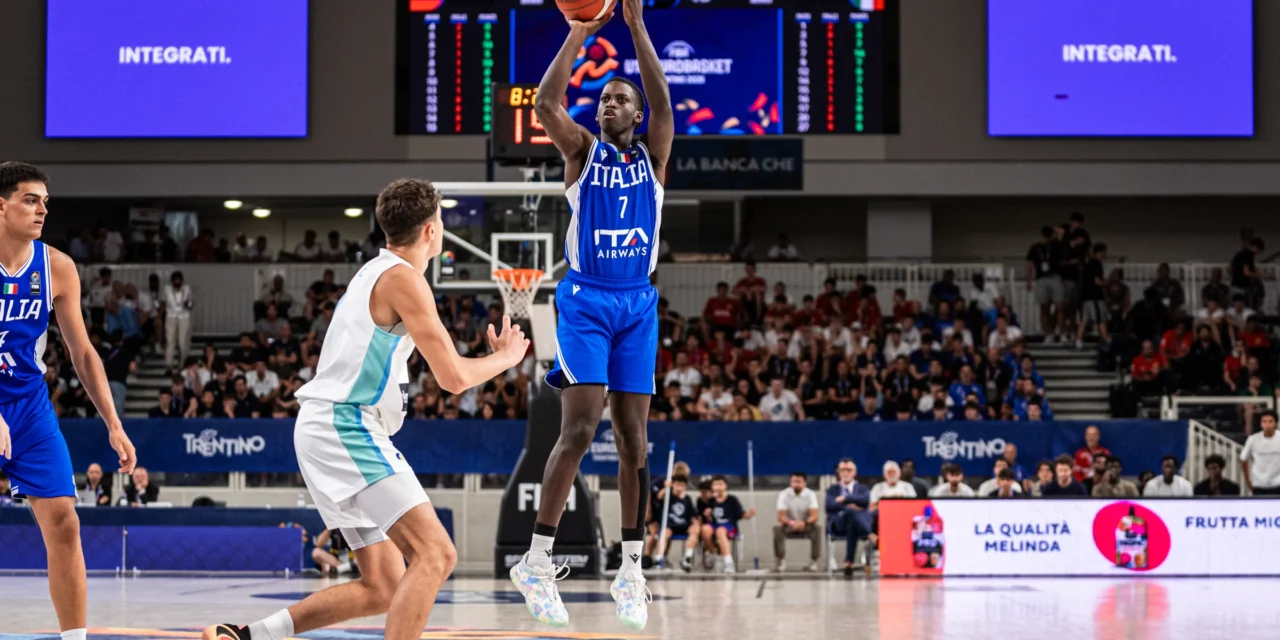 BM Azzurro – Europeo U18, l’Italia è d’argento: non basta Niang contro la Slovenia – di Giovanni Bocciero