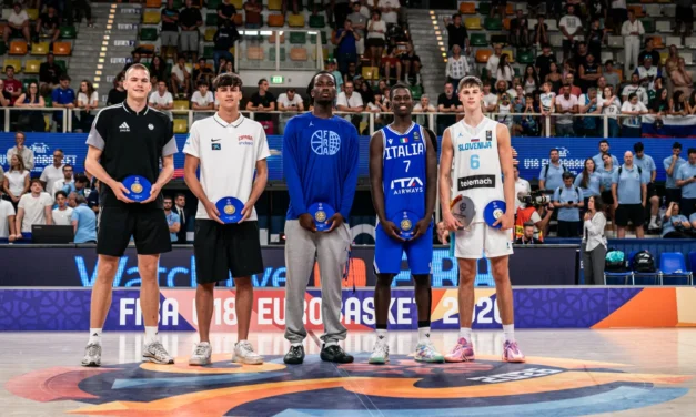 BM Azzurro | Europeo U18: Joksimovic è l’MVP, Cheickh Niang inserito nel quintetto ideale