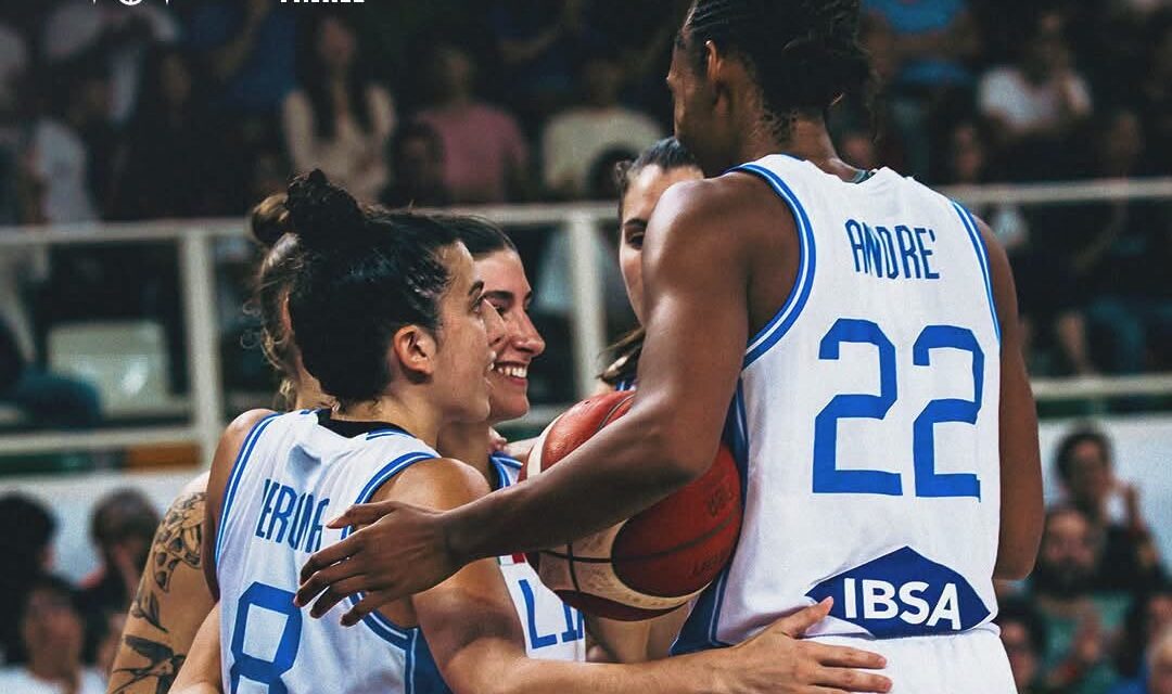 BM Azzurro – L’Italbasket femminile brilla con la Cina: 88-76 a Trento – di Giovanni Bocciero