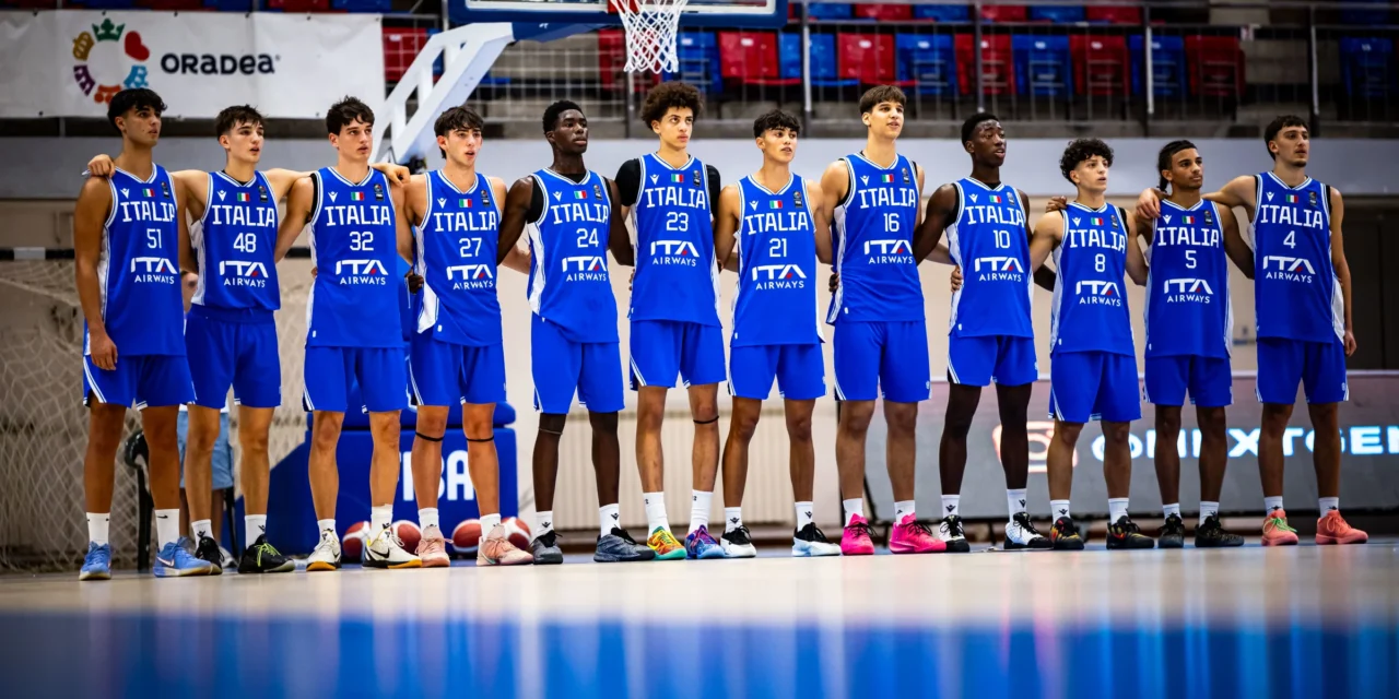 BM Azzurro – Italia U16, primo urrà con sospiro di sollievo: battuto Israele 86-75 all’Europeo – di Giovanni Bocciero