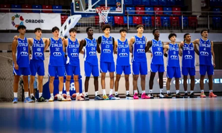 BM Azzurro – Italia U16, primo urrà con sospiro di sollievo: battuto Israele 86-75 all’Europeo – di Giovanni Bocciero