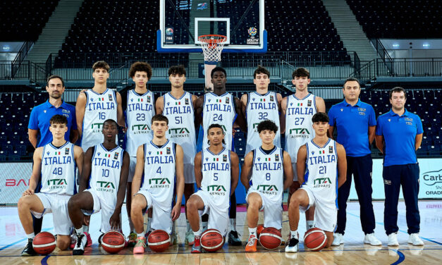 BM Azzurro – Europeo U16, per l’Italia non c’è partita con la Cechia: 77-110 – di Giovanni Bocciero