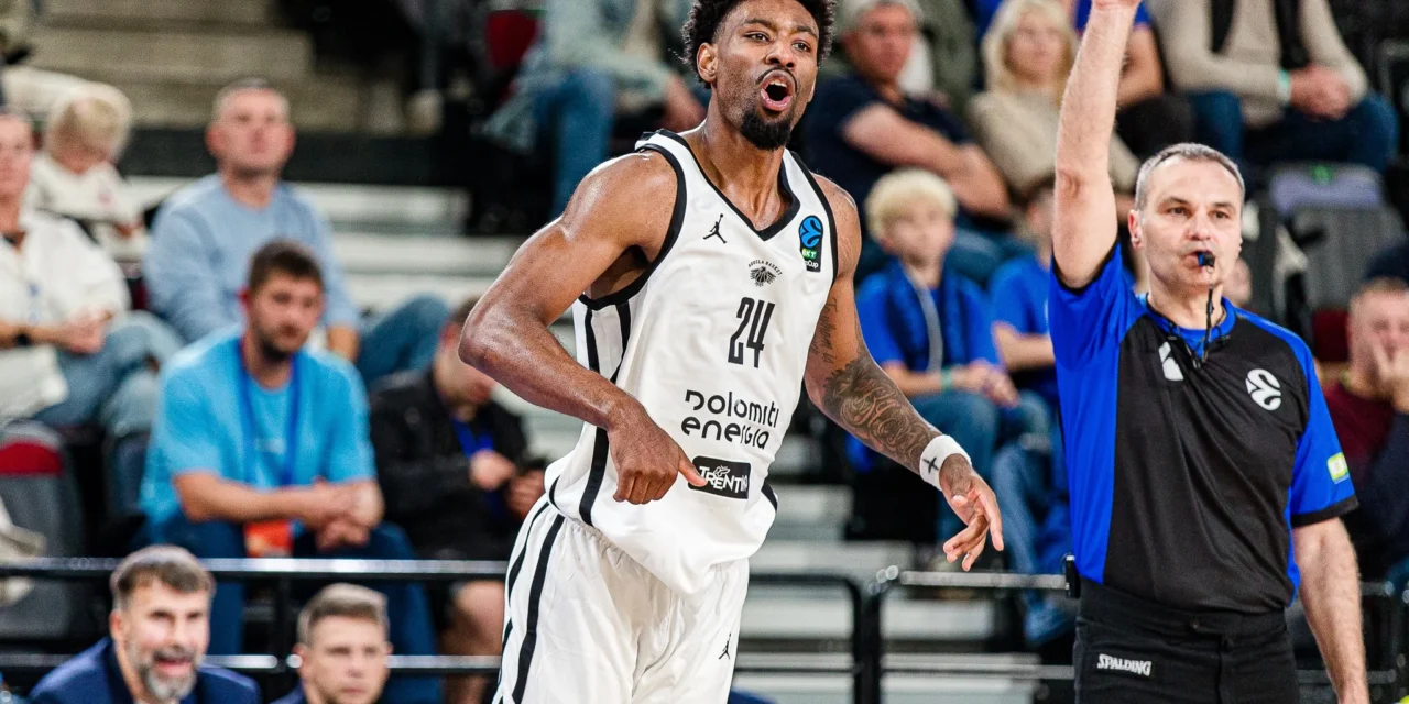 BM DA EUROCUP | FINALE DA BRIVIDI IN LITUANIA: TRENTO RISCHIA MA PORTA A CASA I PRIMI DUE PUNTI IN EUROCUP, NEPTUNAS KLAIPEDA KO 73-76 – DI FLAVIO TARABU’