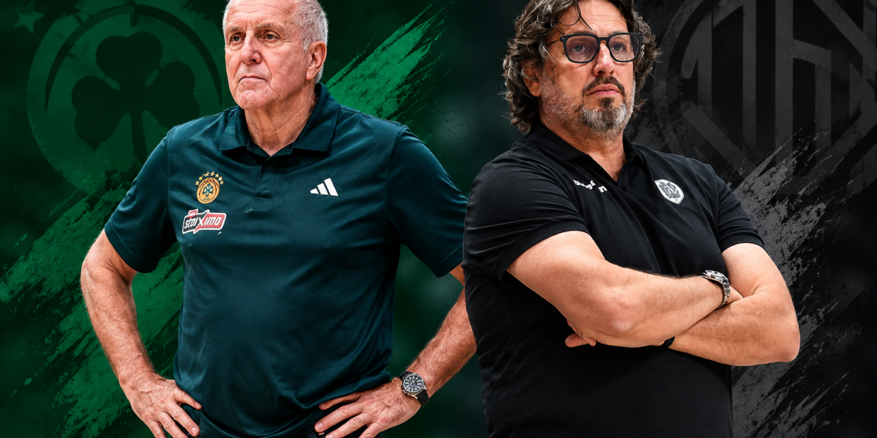 BM PRESEASON / PANATHINAIKOS CONTRO PAOK: CHE FINALE! ŽELJKO OBRADOVIĆ SUPERA ANDREA TRINCHIERI IN VOLATA – DI MATTEO CAZZULANI
