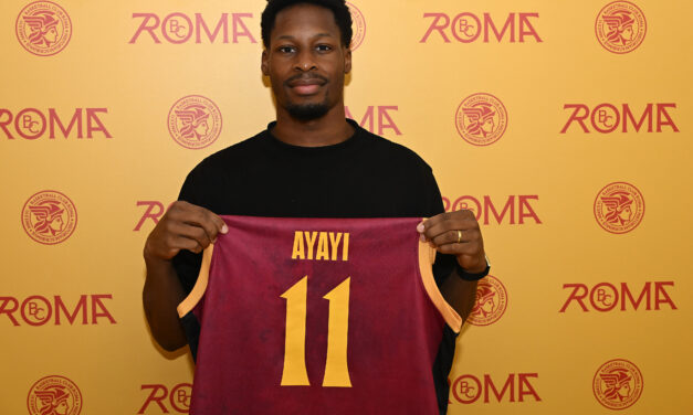 BC Roma, Ayayi si presenta: «Non sono venuto qui solo per giocare, voglio costruire qualcosa di grande in questa città»