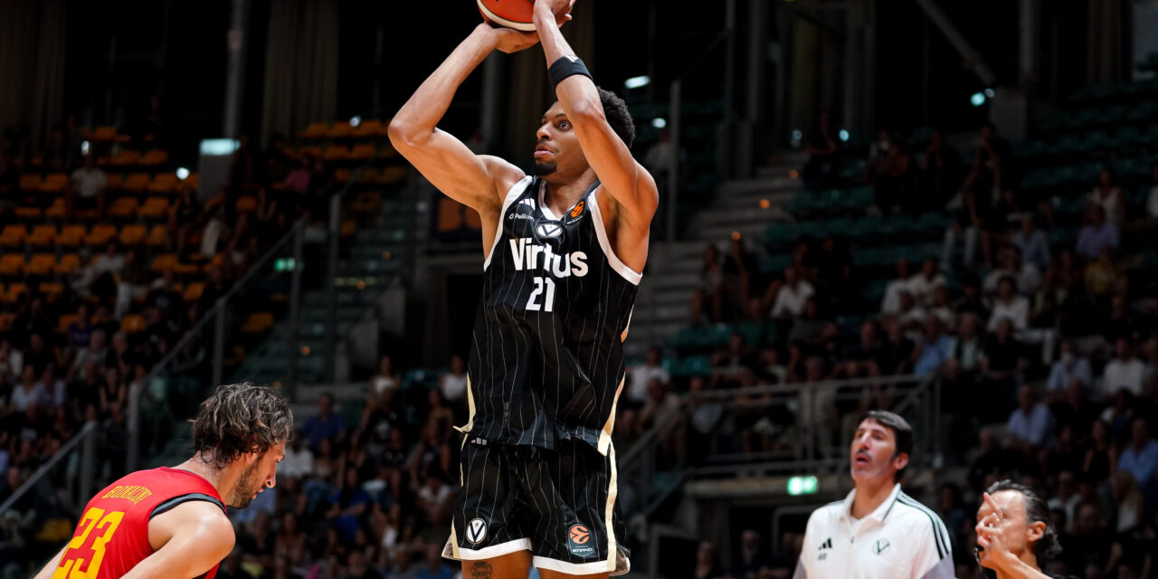 VIRTUS BOLOGNA, LA PRESEASON SI CONCLUDE CON UN’ALTRA VITTORIA: 97-80 CONTRO LA MAXIMA ROMA. ORA LA SUPERCOPPA CON MILANO – DI EDOARDO TAMBA