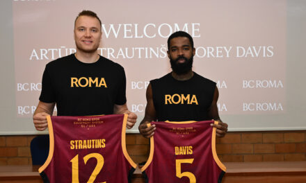 BC Roma, Arturs Strautins “Voglio aiutare la squadra sia dentro che fuori dal campo”. Presentato anche Corey Davis: “Questa rappresenta una grande opportunità per me” – di Valerio Laurenti