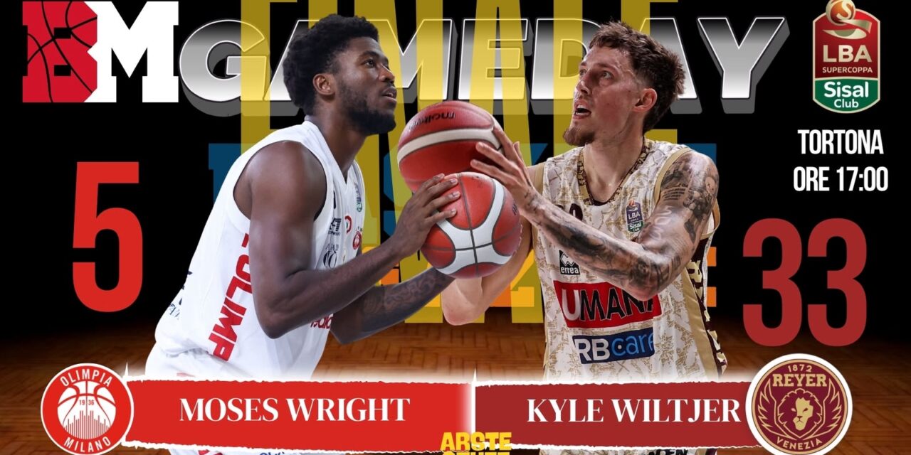 BM GAMEDAY SUPERCOPPA LBA / IL SEGRETO DELLA “W”, WILTJER E WRIGHT INFIAMMANO LA FINALE di Elio De Falco