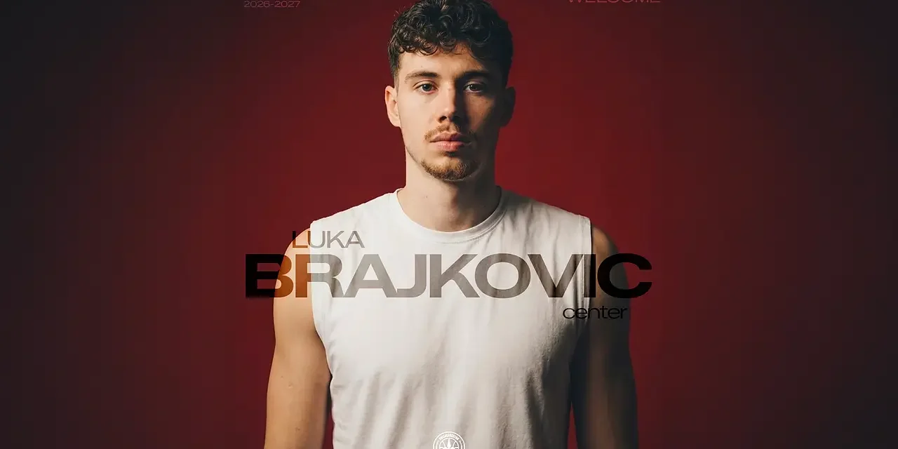 BM MERCATO/ PALLACANESTRO TRIESTE, UFFICIALE LUKA BRAJKOVIĆ: IL CENTRO EX PISTOIA RINFORZA I BIANCOROSSI