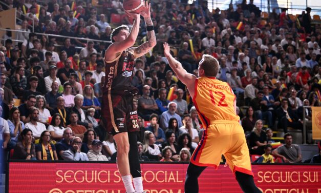 BM LBA TIME/  UN SUPER WILTJER PORTA VENEZIA ALLA VITTORIA, BC ROMA SCONFITTA 98-104- DI MATTEO PIEPOLI