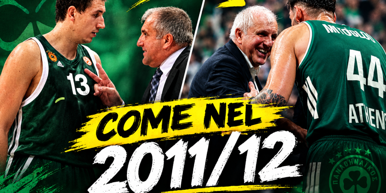 FOCUS BM / PANATHINAIKOS: ŽELJKO OBRADOVIĆ IN EUROLEGA INIZIA COME HA LASCIATO – DI MATTEO CAZZULANI