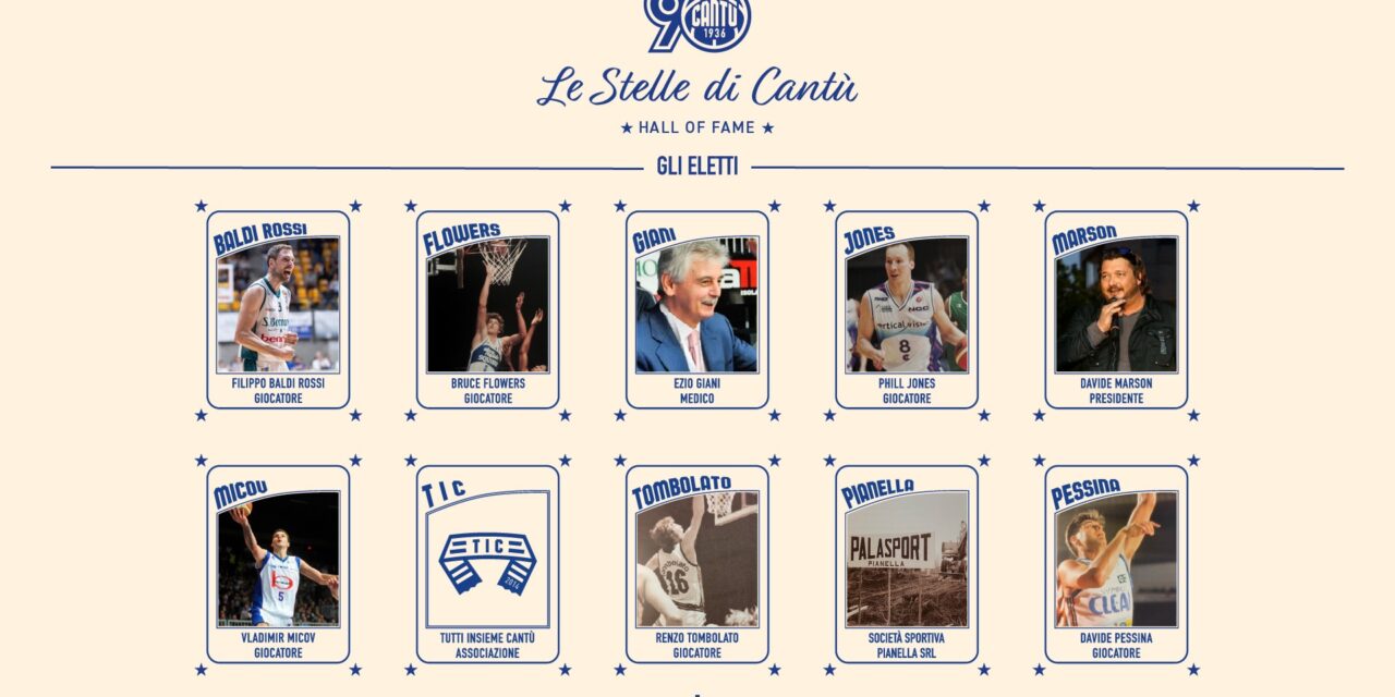 BM LBA TIME | CANTÙ, DIECI NUOVI INGRESSI NELLA HALL OF FAME
