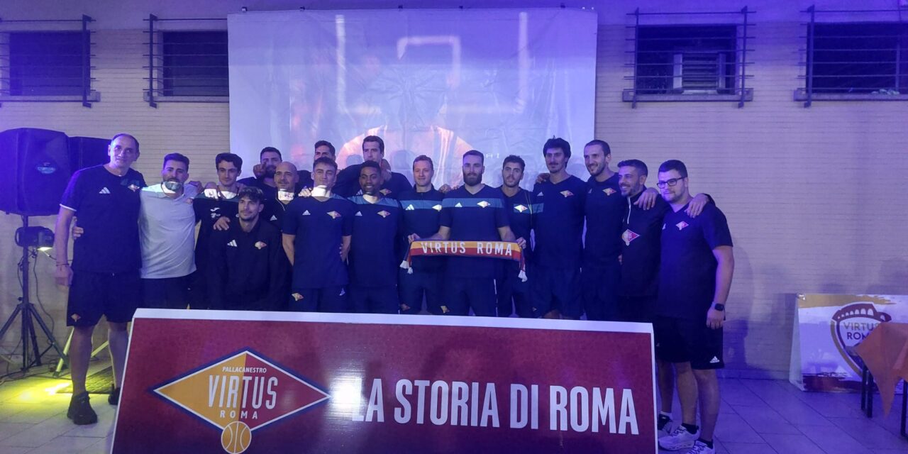 Presentata la nuova Virtus Roma 1960. Il presidente Pasqualini: “Abbiamo costruito una squadra forte. Faremo sold out con tifosi veri ed affezionati ai colori” – di Valerio Laurenti