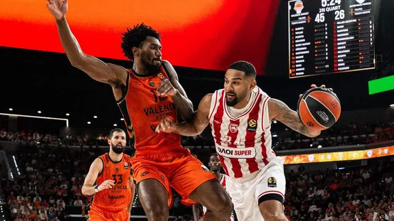 BM EUROLEAGUE TIME/ PANA VETTA SOLITARIA, PAZZA VITTORIA DELL’OLY A VALENCIA, BENE IL FENER E IL BARÇA